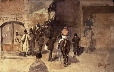 La sortie de pesage